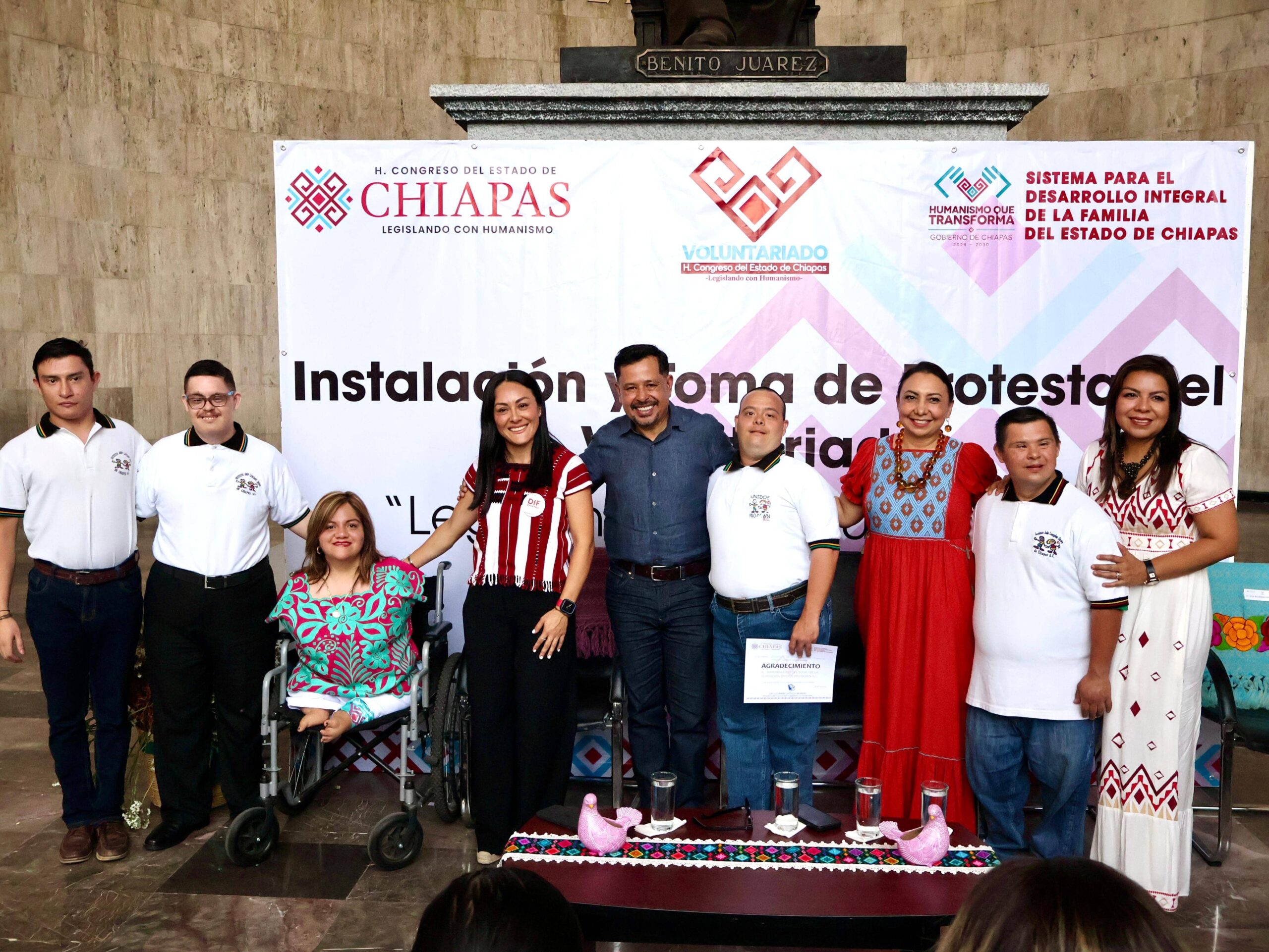 Toma protesta Voluntariado “Legislando con Humanismo” del Poder Legislativo