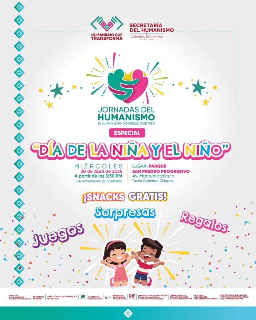 Jornadas del Humanismo llegarán a San Pedro Progresivo con sorpresas para las niñas y niños en su día: Paco Chacón