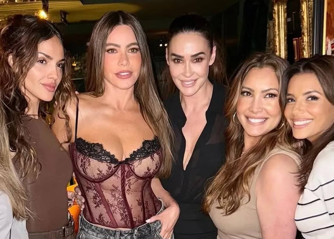Sofia Vergara disfruta de Madrid junto a Eva Longoria y Eiza González
