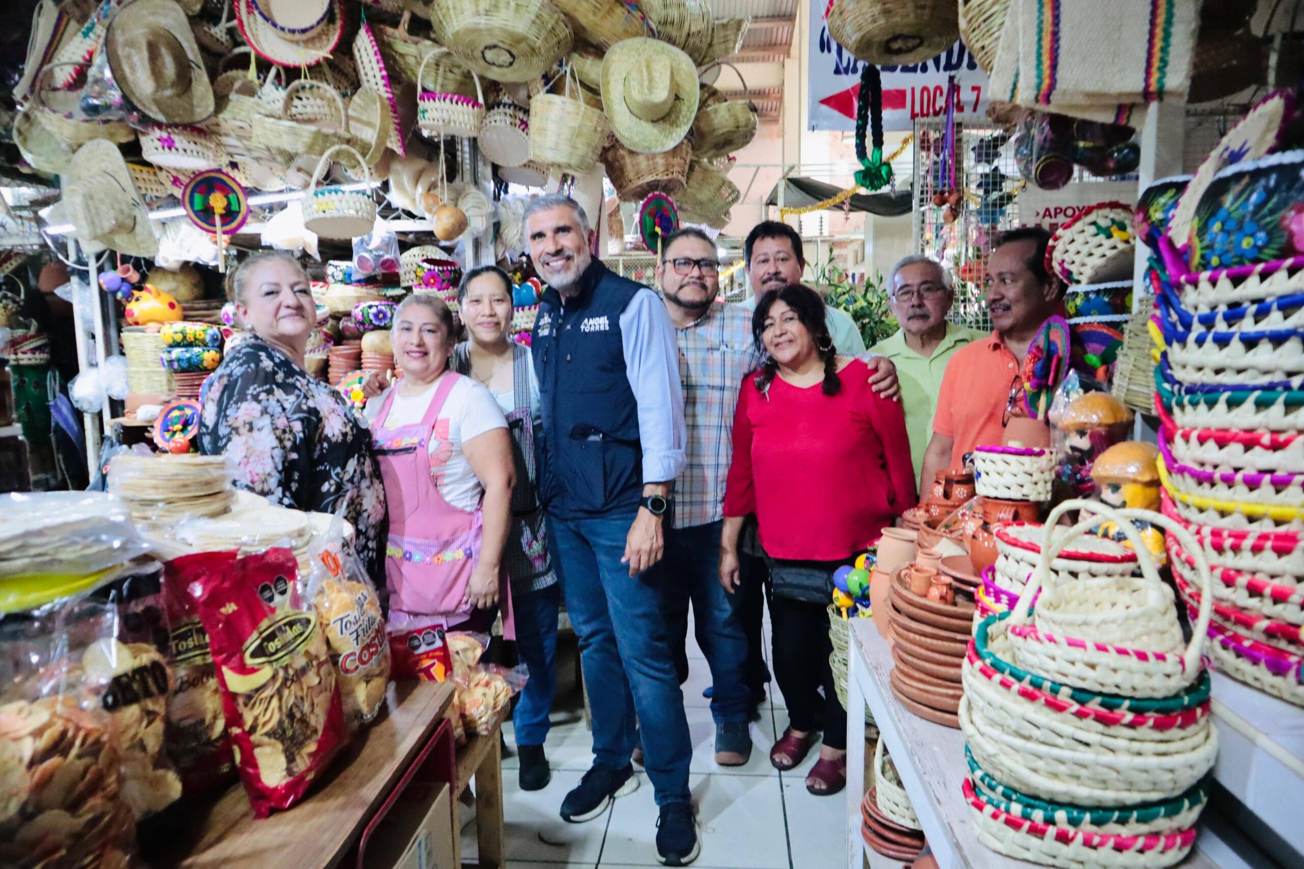 Anuncia Angel Torres rehabilitación del mercado "Dr. Rafael Pascacio Gamboa", en Tuxtla