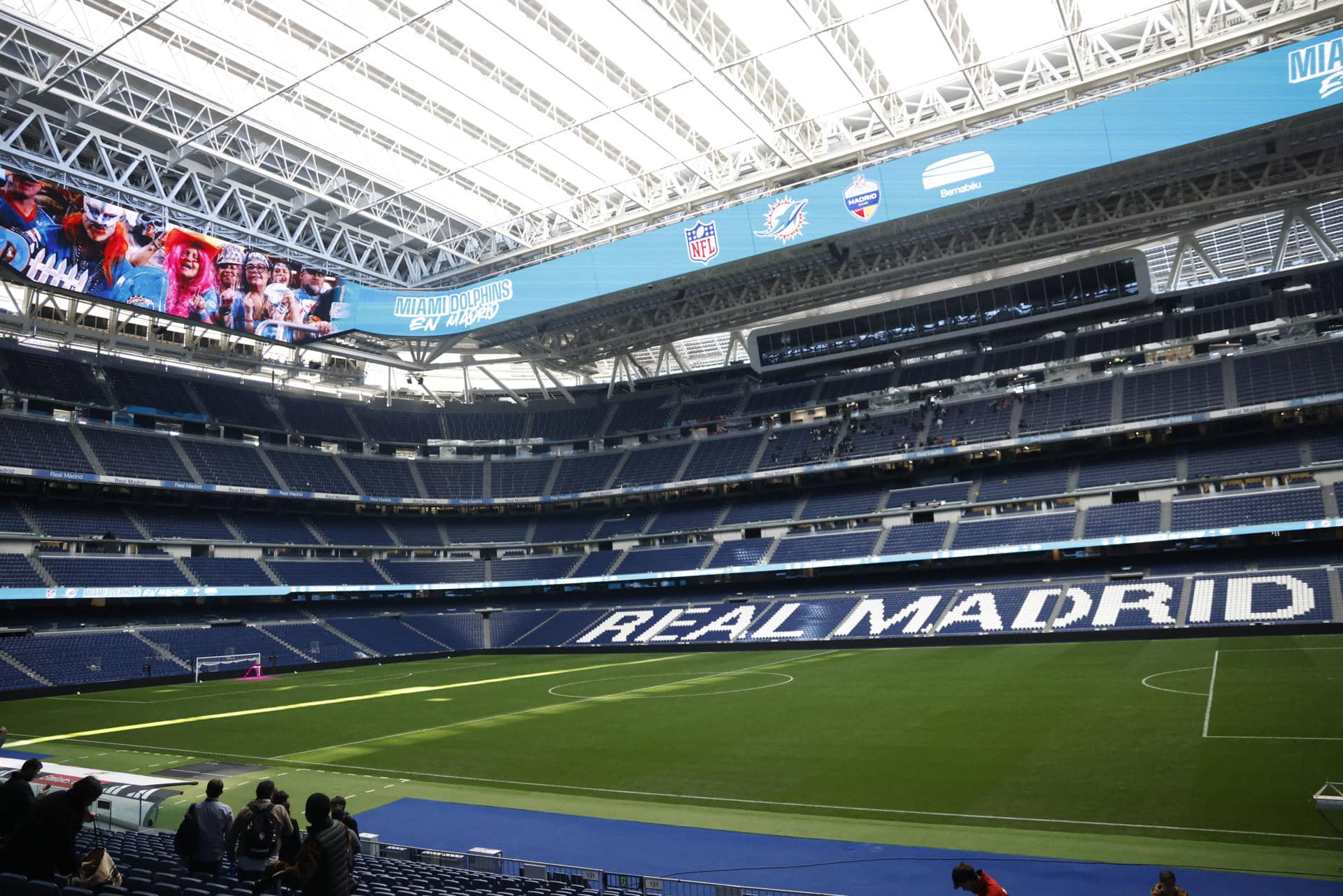 El Bernabéu será el escenario del duelo de la NFL entre Dolphins y Commanders