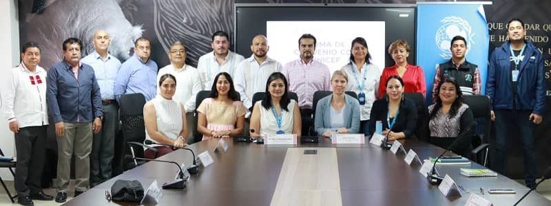 Acuerdan SE y Unicef trabajo conjunto para garantizar el derecho a la educación de niñas, niños y adolescentes en Chiapas