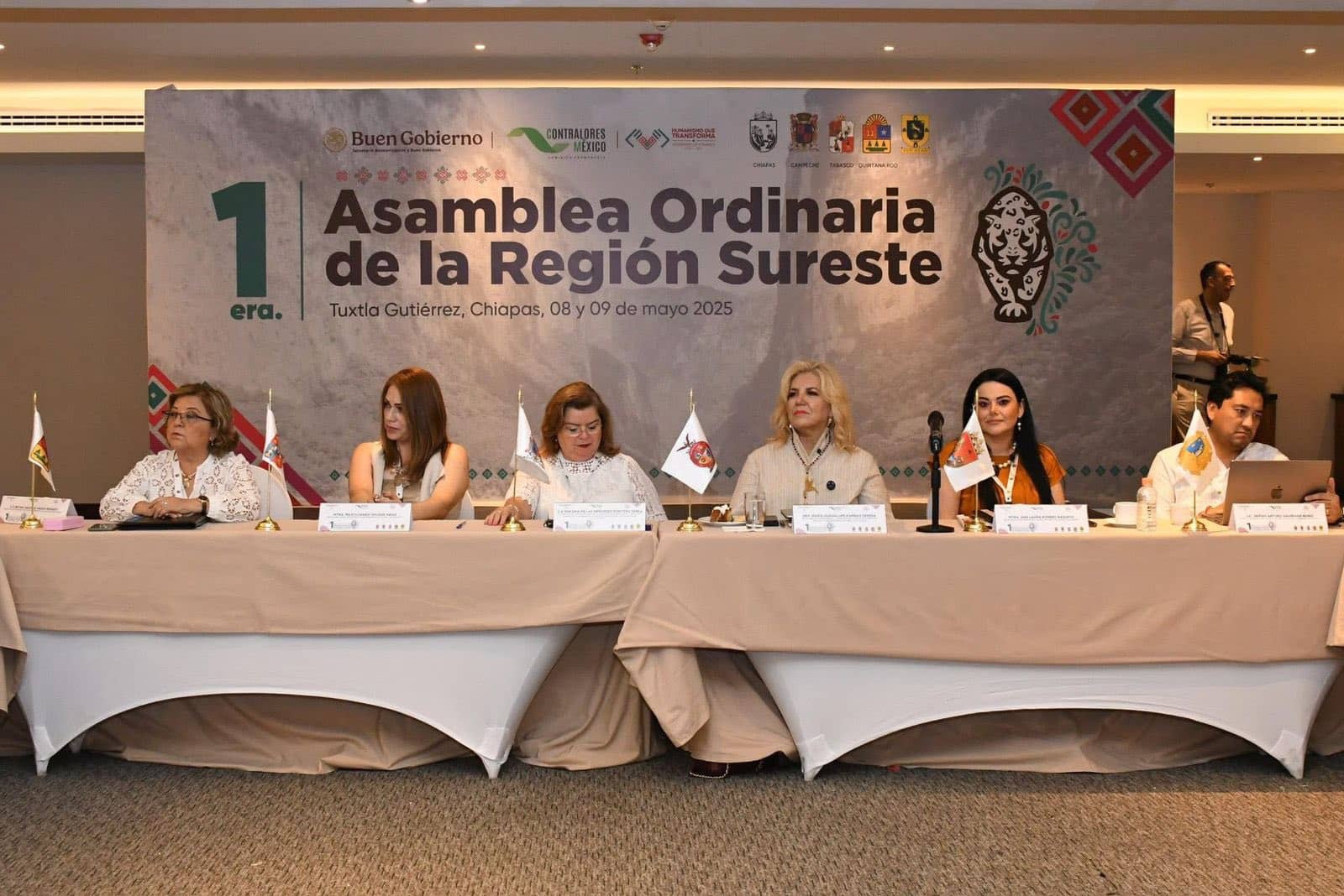 Chiapas, sede de la Primera Asamblea Ordinaria 2025 de la Comisión Permanente de Contralores Estados-Federación (CPCE-F), Región Sureste