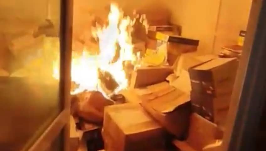CNTE DESTROZOS Y QUEMA 1