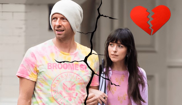 Dakota Johnson es vista sin su anillo de compromiso en su primera aparición tras la supuesta ruptura con Chris Martin
