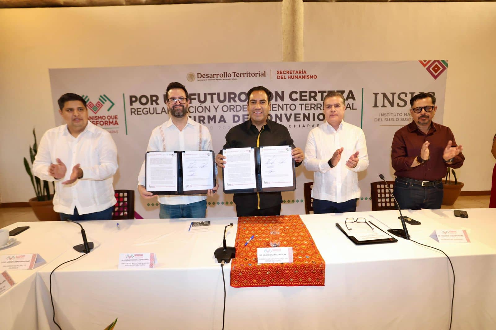 Eduardo Ramírez impulsa certeza jurídica en Chiapas con el respaldo del Insus