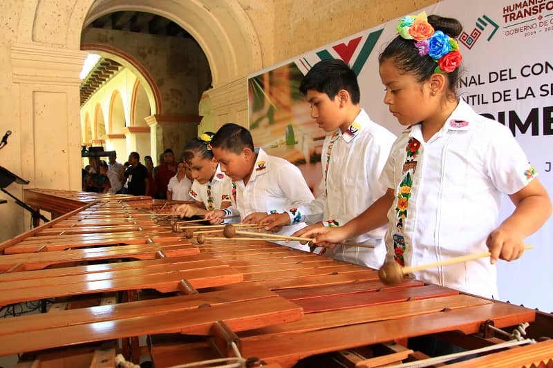 Inaugura Secretaría de Educación el Primer Concurso Estatal de Marimba Infantil 2025: "Marimbas de Paz"