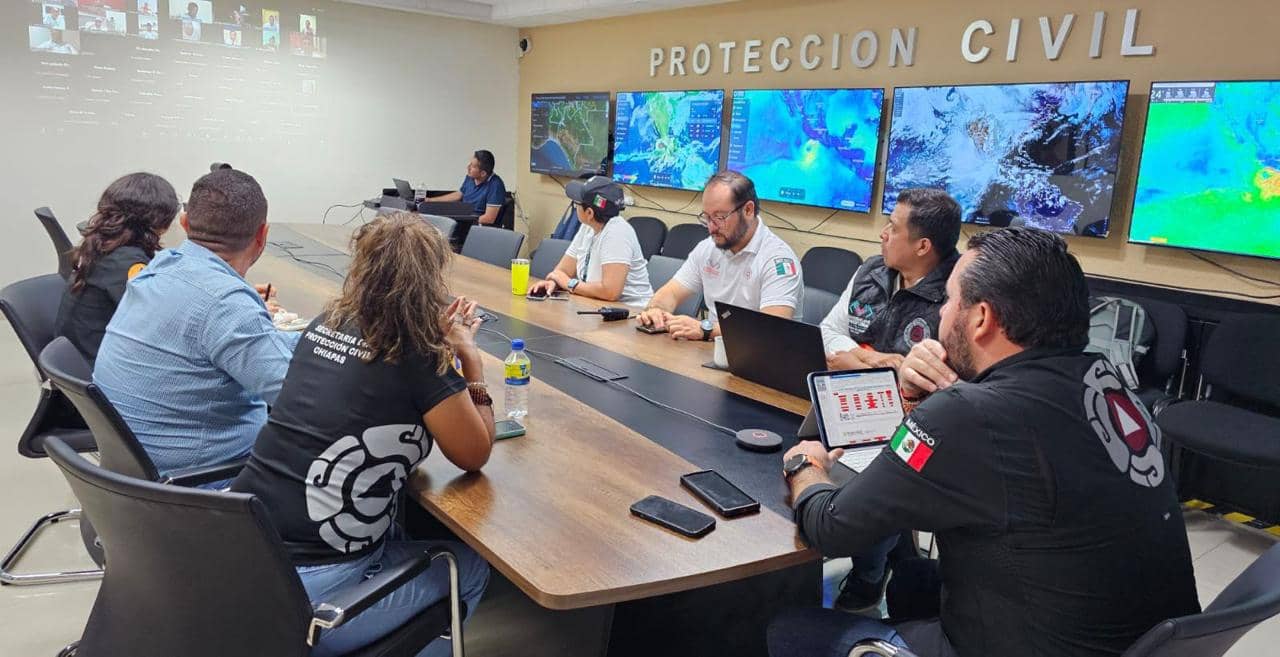 Se esperan lluvias intensas durante el fin de semana en Chiapas