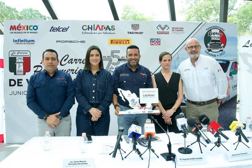 La Carrera Panamericana 2025 regresa a Chiapas en su 75º aniversario
