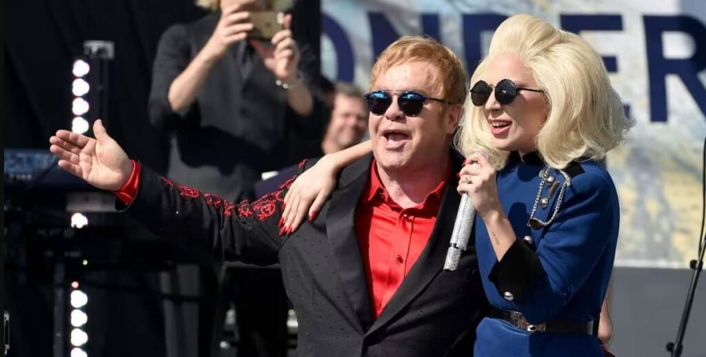 GAGA Y ELTON JOHN 1