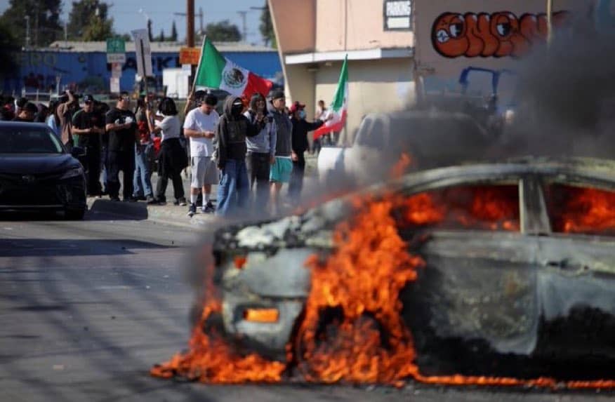PROTESTAS MIGRANTES EN LA 2 1