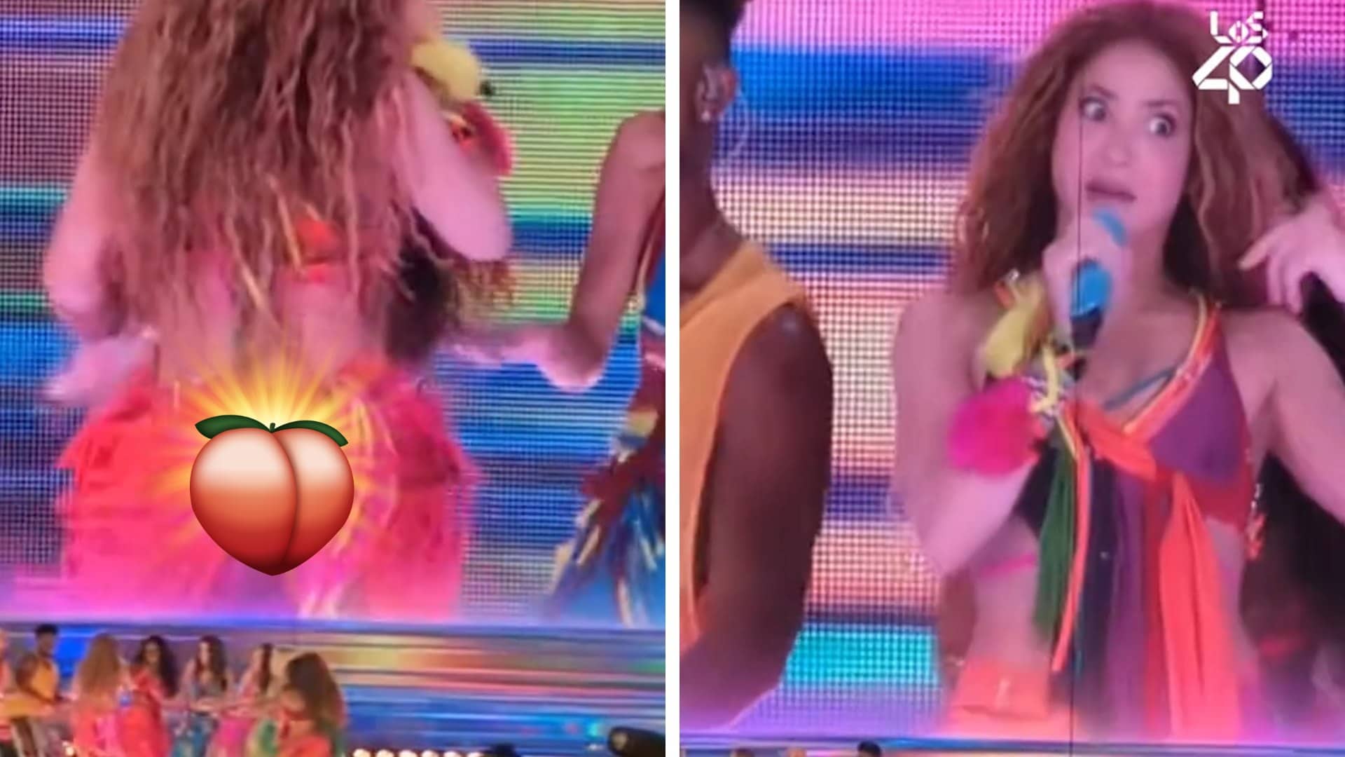 A Shakira se le abre la falda en pleno concierto ante 65.000 personas