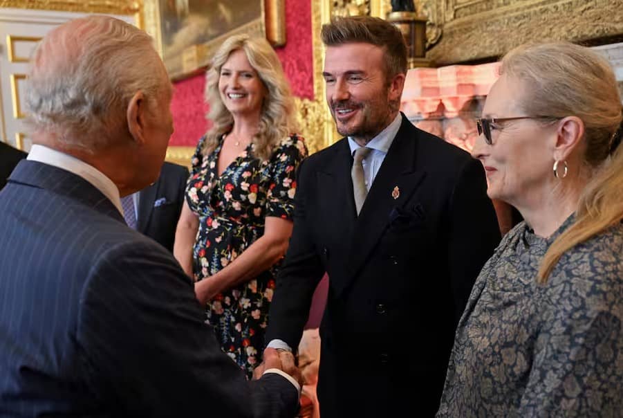 Beckham recibe el título de 'Sir' en el cumpleaños oficial del rey Carlos III