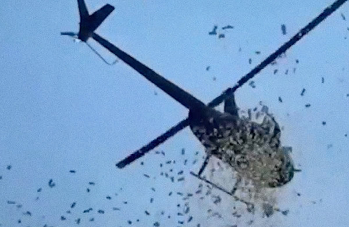 Helicóptero lanza lluvia de dinero en Detroit: el último deseo de Darrell Thomas