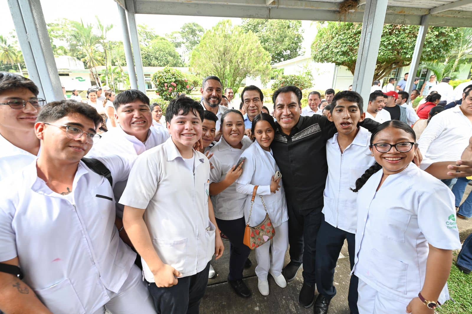 Eduardo Ramírez fortalece infraestructura educativa en el Conalep Plantel 68, de Tuxtla Chico