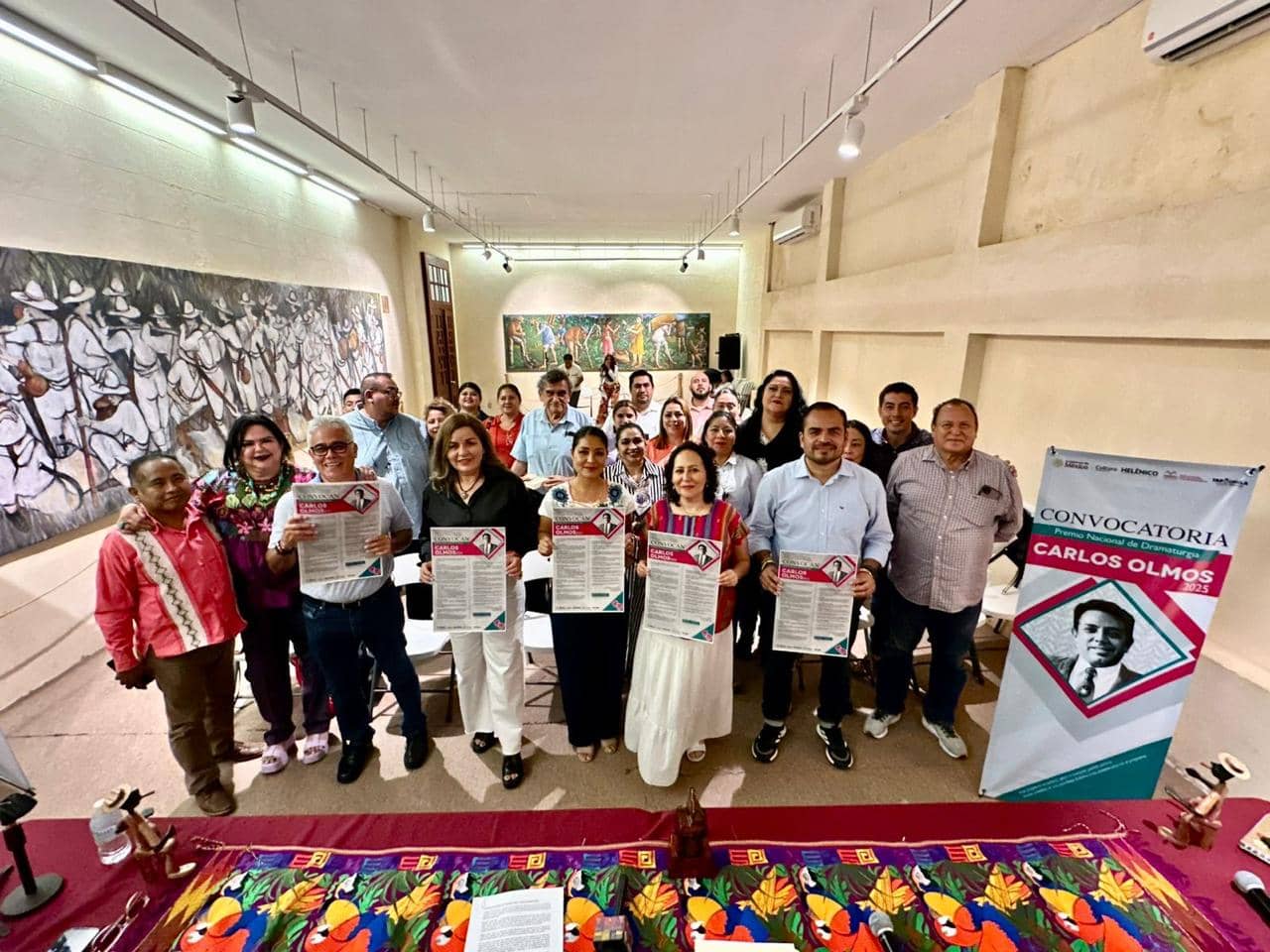 Coneculta presenta la convocatoria del Premio Nacional de Dramaturgia Carlos Olmos 2025