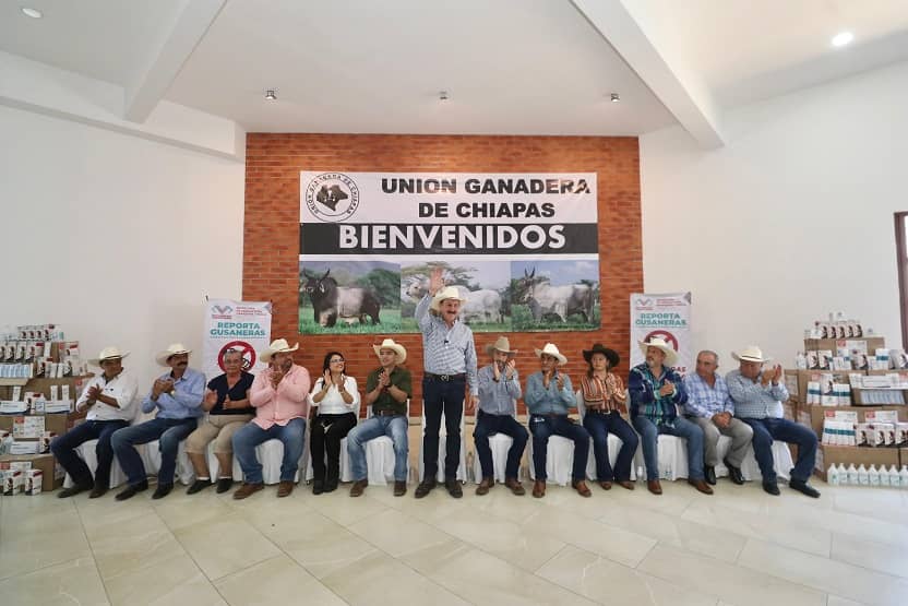 Chiapas protege un millón de cabezas de ganado contra el gusano barrenador