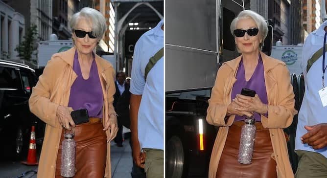 Así luce Meryl Streep como Miranda Priestly en El Diablo Viste a la Moda 2