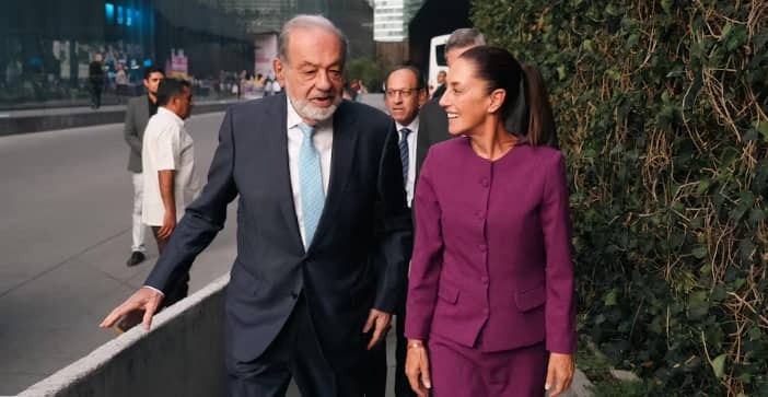 Carlos Slim se reúne con Claudia Sheinbaum para acelerar el Plan México