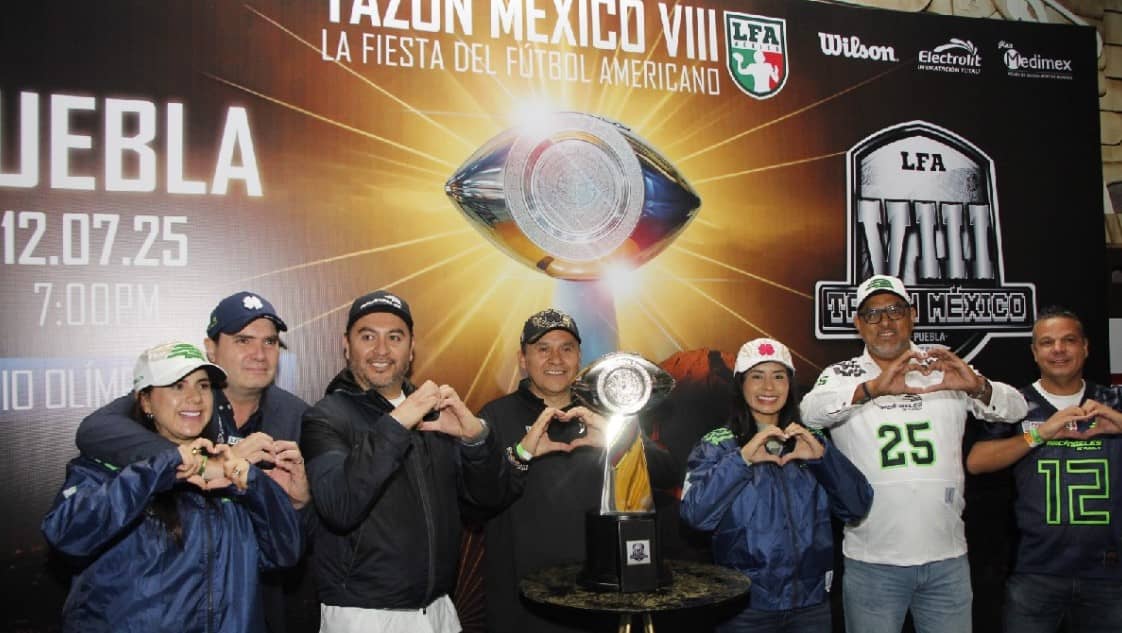 Puebla entregará el Tazón México 2025 al ganador de la final LFA: Mexicas vs Osos