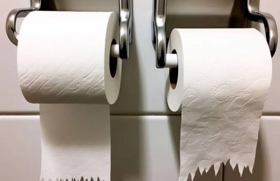 Esta es la única forma correcta de colocar el papel de baño