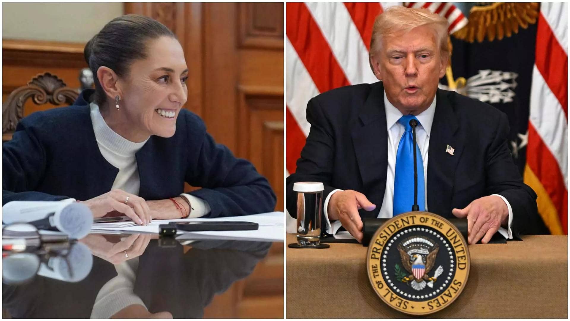 Sheinbaum y Trump acuerdan aplazar 90 días la entrada en vigor de aranceles