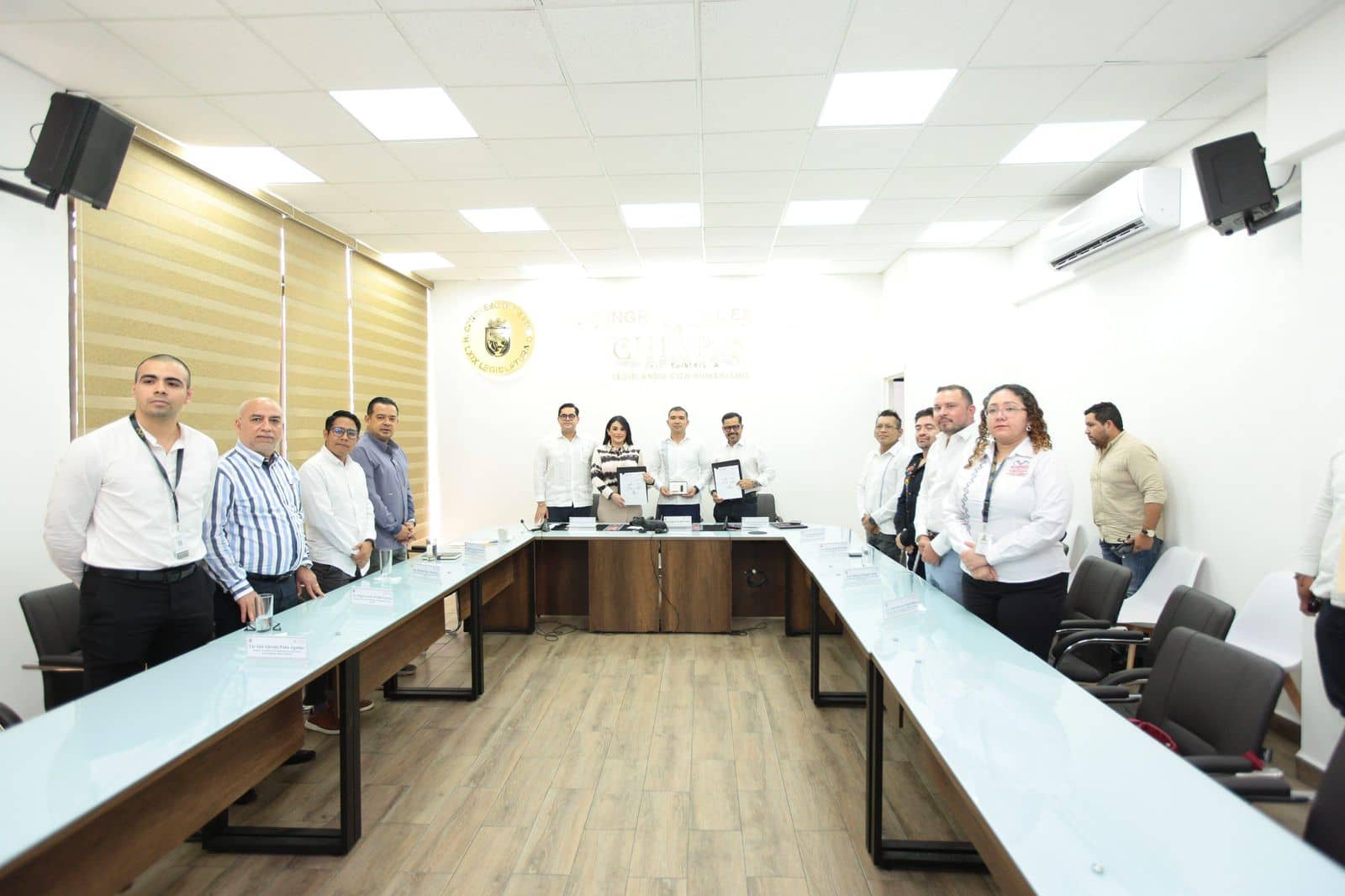 Firma Congreso convenio con Secretaría Anticorrupción para uso del Sistema DECLARA CHIAPAS