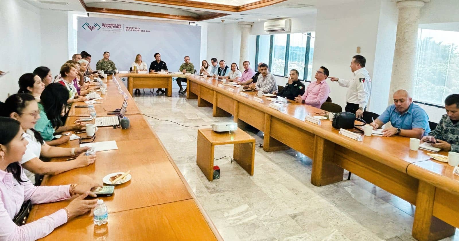 Fortalecen coordinación para la seguridad jurídica y el desarrollo en la Frontera Sur