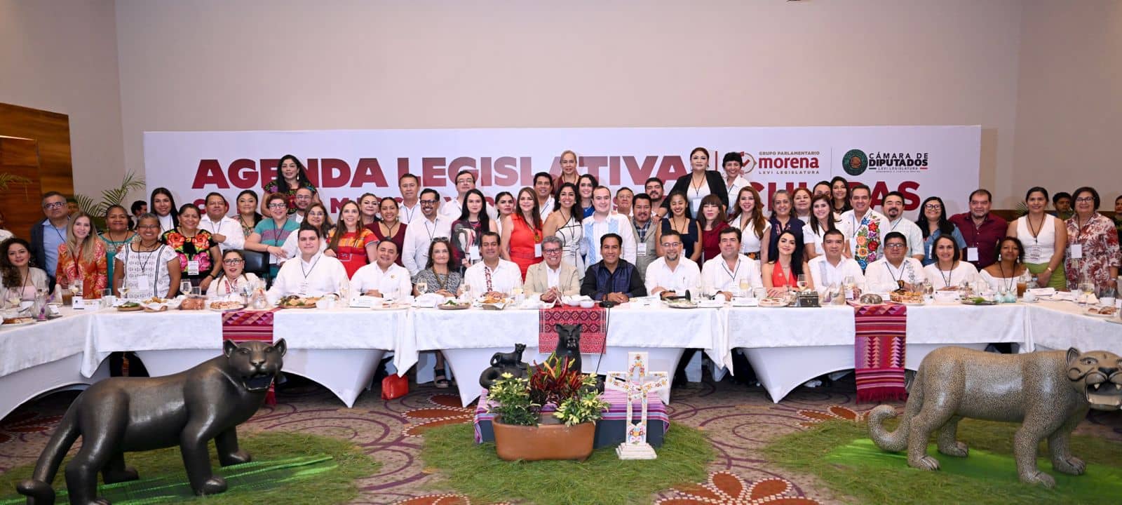 Grupo Parlamentario de Morena realiza en Chiapas la quinta y última reunión regional, correspondiente a la Tercera Circunscripción, para integrar agenda legislativa