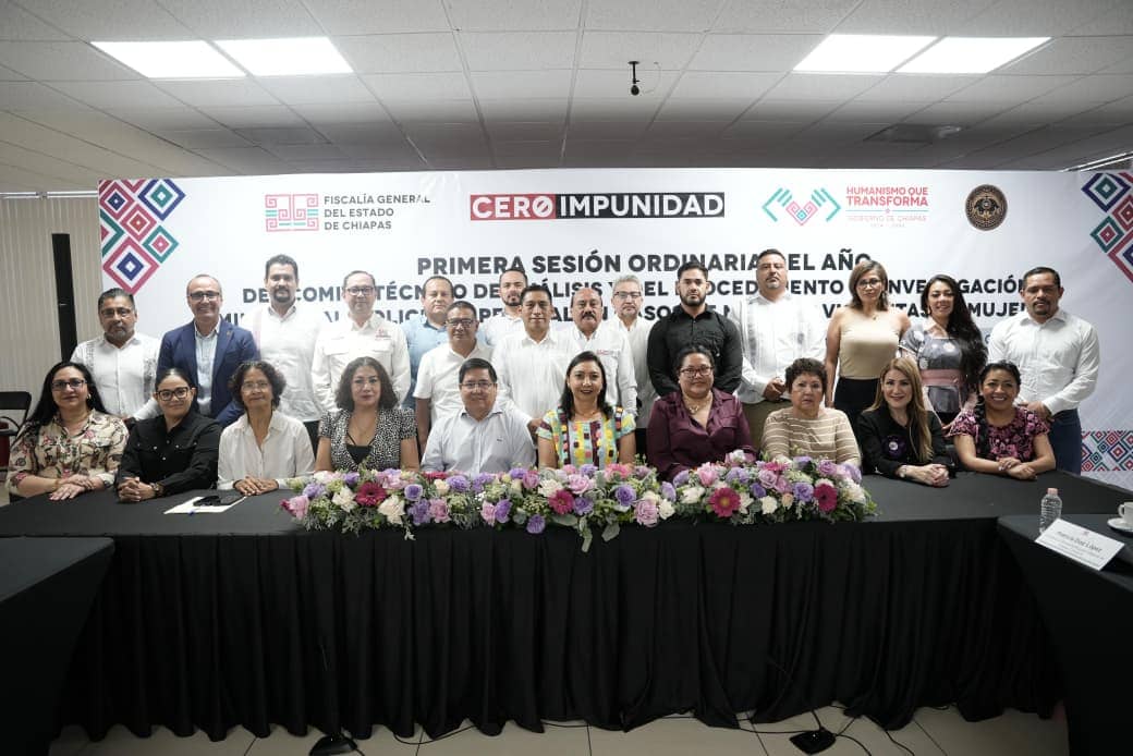 Refuerzan acciones en análisis e investigación de muertes violentas de mujeres en Chiapas