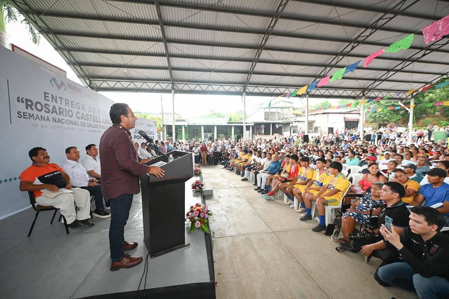 on gira por la región Soconusco, Eduardo Ramírez reafirma cercanía con el pueblo