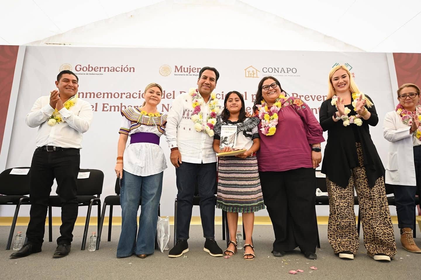 Citlalli Hernández y Eduardo Ramírez impulsan acciones contra el embarazo adolescente en Chiapas