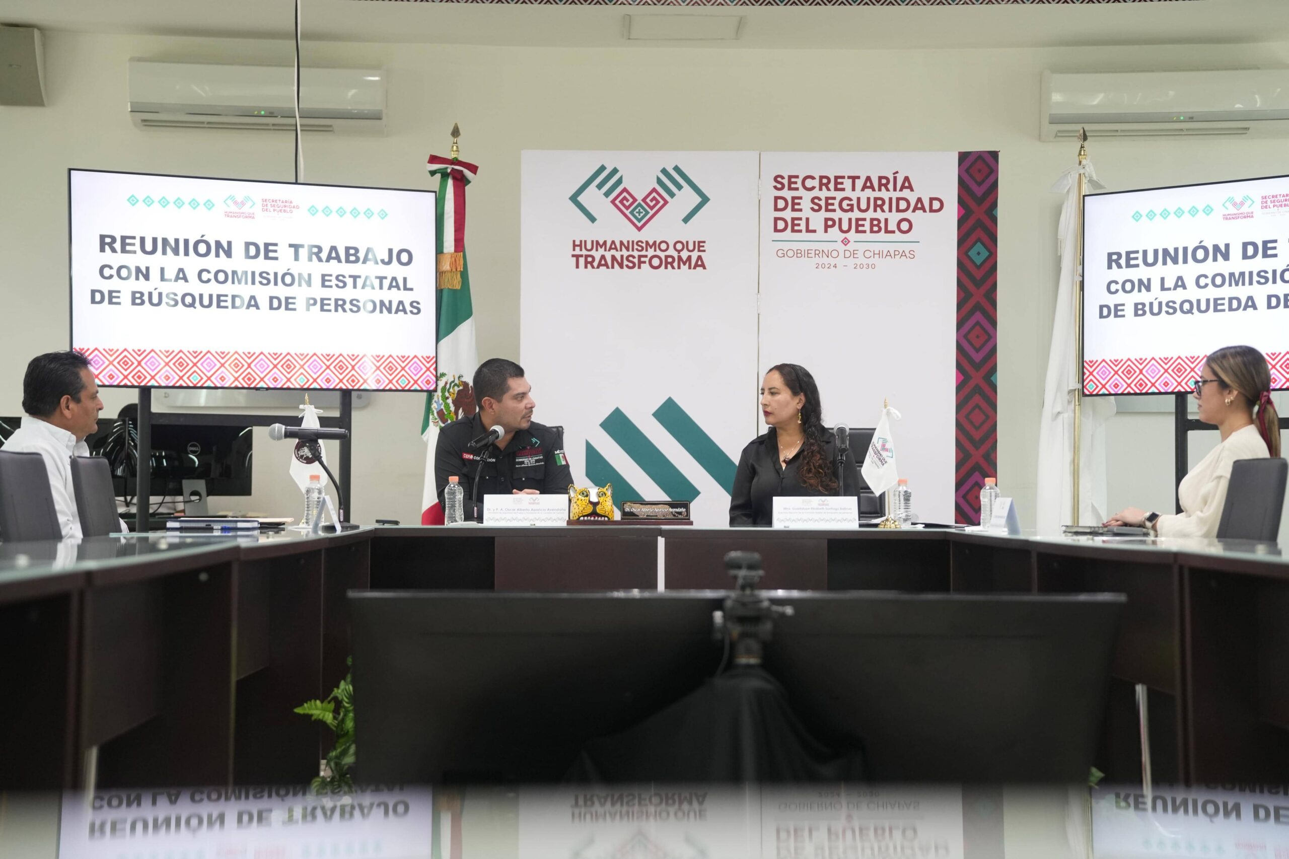 Secretario de Seguridad del Pueblo se reúne con directora general de la Comisión Estatal de Búsqueda de Personas para fortalecer lazos de cooperación