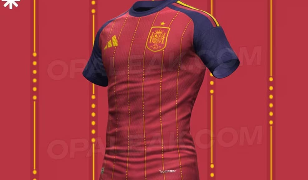 Se filtra la camiseta que usaría España en la Copa del Mundo de 2026; dividió opiniones en redes sociales