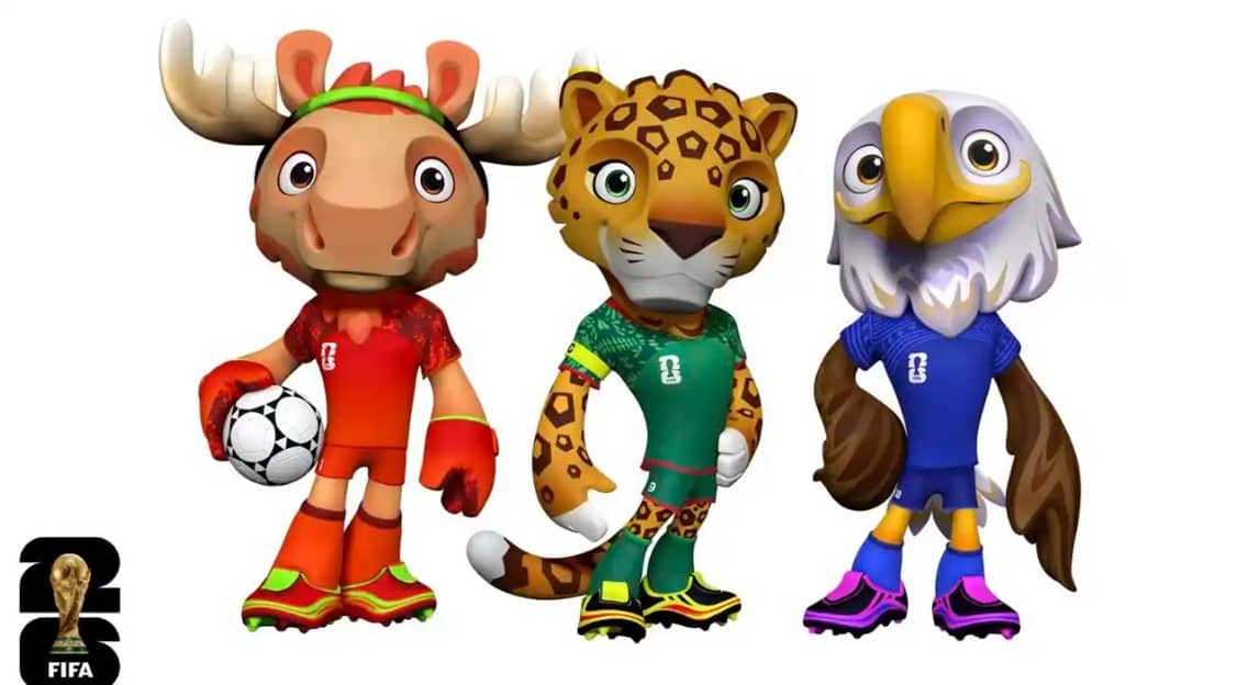 FIFA presenta a las mascotas del Mundial 2026: Maple, Zayu y Clutch