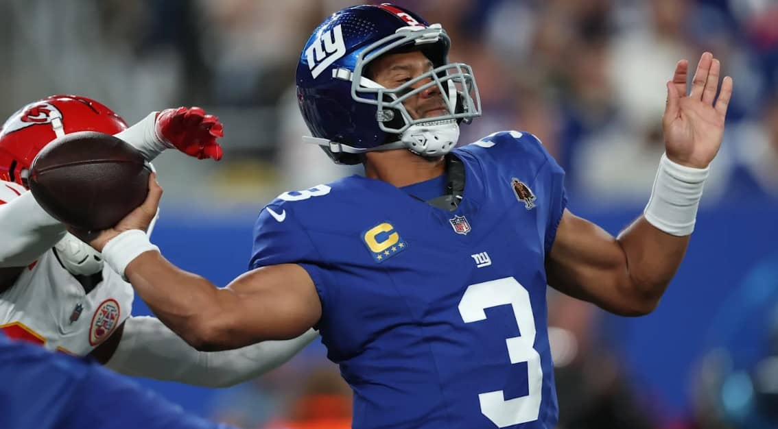 os Giants están abiertos a quitarle la titularidad al veterano Russell Willson