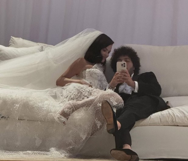 “Me casé con una princesa Disney”: Benny Blanco presume boda con Selena Gomez en Instagram mientras critican a Justin Bieber por indirecta