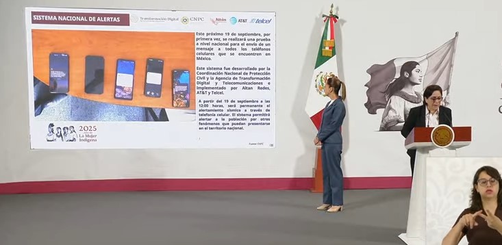 Alertamiento celular será para todo México en el segundo Simulacro Nacional 2025