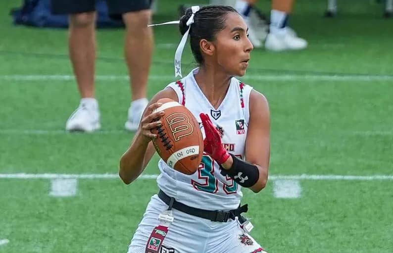Diana Flores y su camino hacia convertirse en el rostro de la NFL; desea luchar por medallas en Los Ángeles 2028