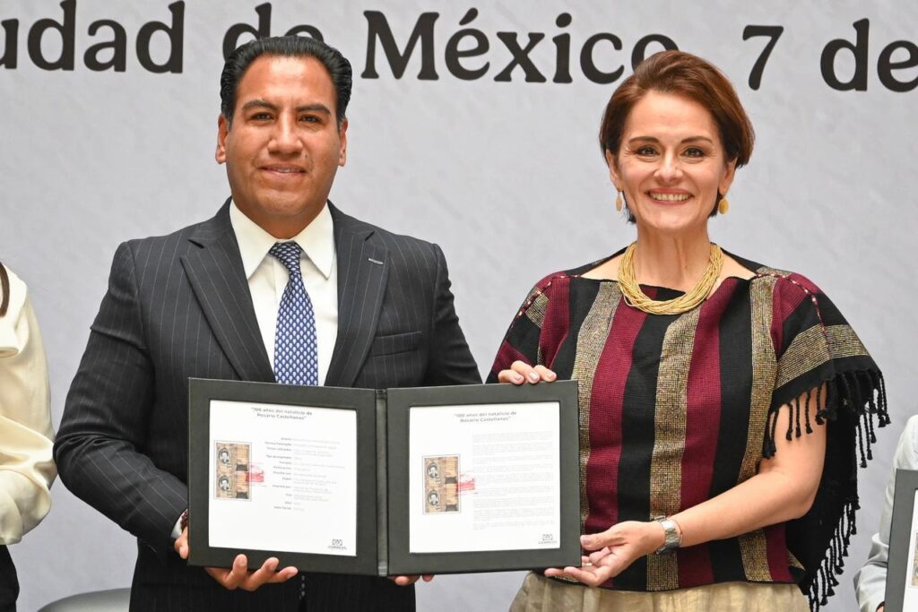 ERA TIMBRE POSTAL ROS4ARIO CASTELLANOS