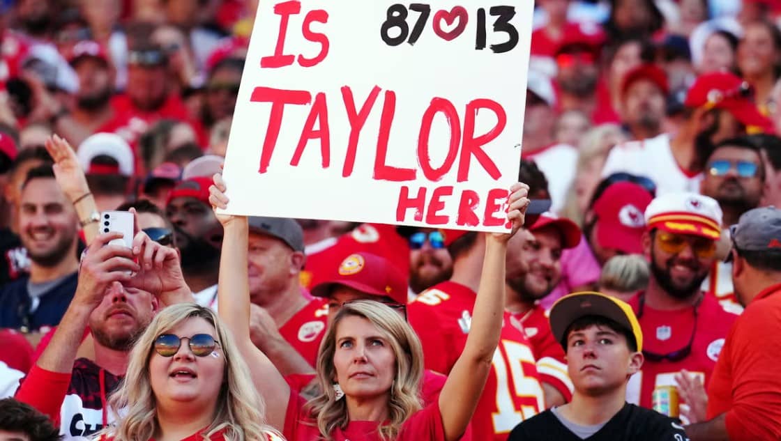 La NFL se rinde a Taylor Swift: "Ha traído a sus fans a este juego"