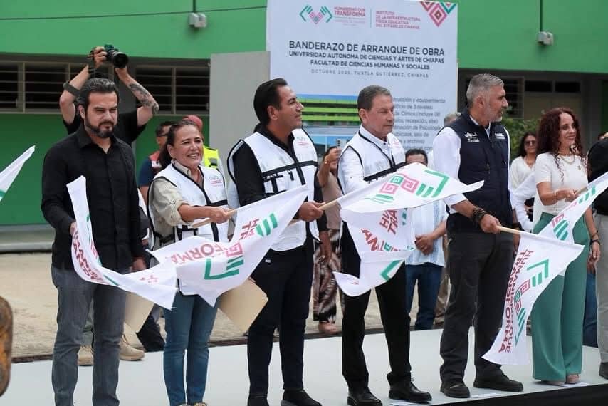 Con inversión de 23.3 mdp, Eduardo Ramírez fortalece la Facultad de Ciencias Humanas y Sociales de la Unicach