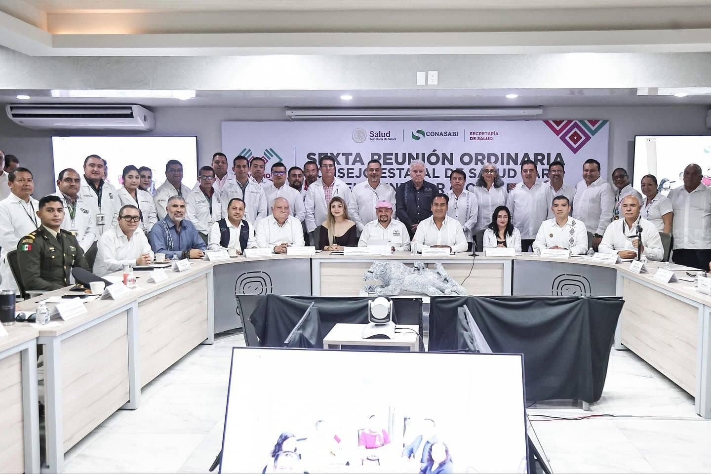 Eduardo Ramírez participa en la Sexta Reunión Ordinaria del Consejo Estatal de Salud para el Bienestar