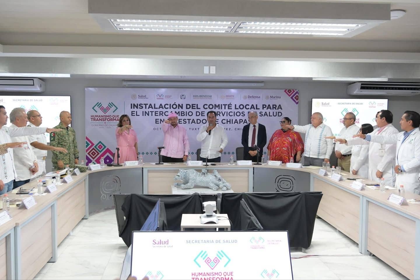 Eduardo Ramírez fortalece la coordinación con el Gobierno de México para universalizar los servicios de salud