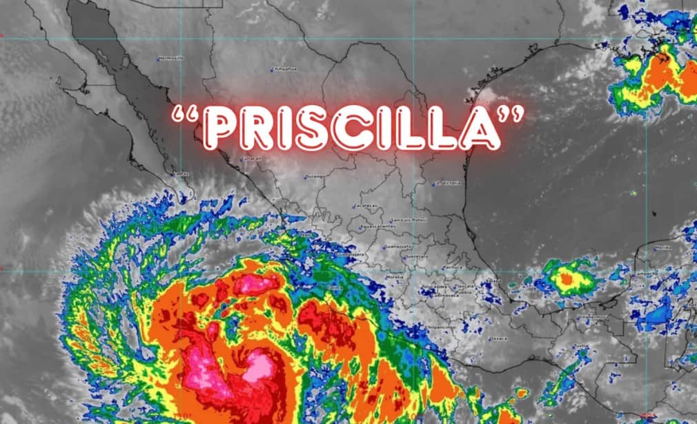 Huracán “Priscilla”: ¿Qué estados afectará hoy 6 de octubre?