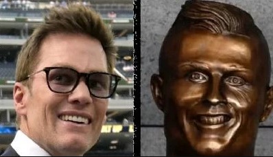 Tom Brady se ríe de la estatua de Cristiano Ronaldo: “Es la peor escultura de un atleta”