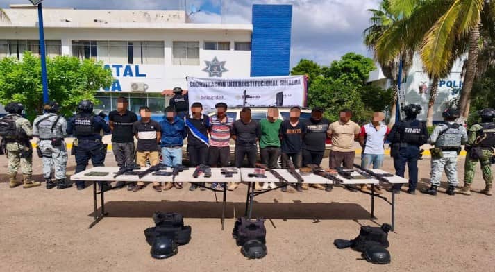 Violencia en Sinaloa: los 18 detenidos en Navolato y Culiacán pertenecen a Los Chapitos y a Los Mayos