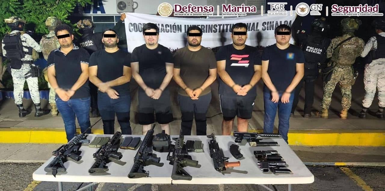 Harfuch confirma detención del “Chango”, “Mono Canelo” y cuatro cómplices ligados a Los Chapitos en Sinaloa