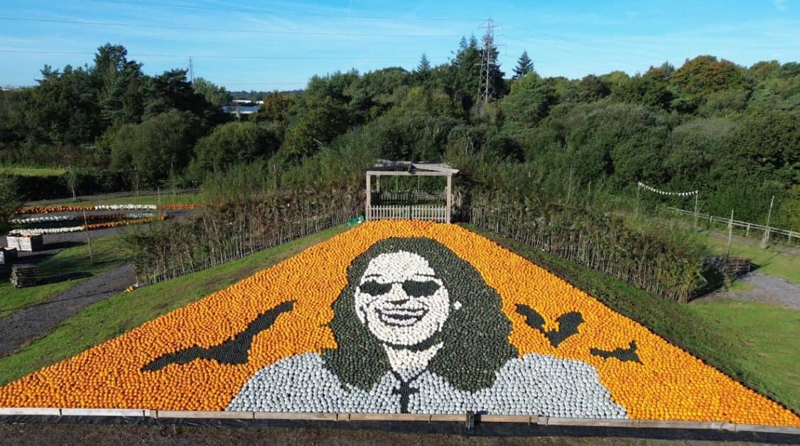 Dónde está el mural de calabazas de Ozzy Osbourne