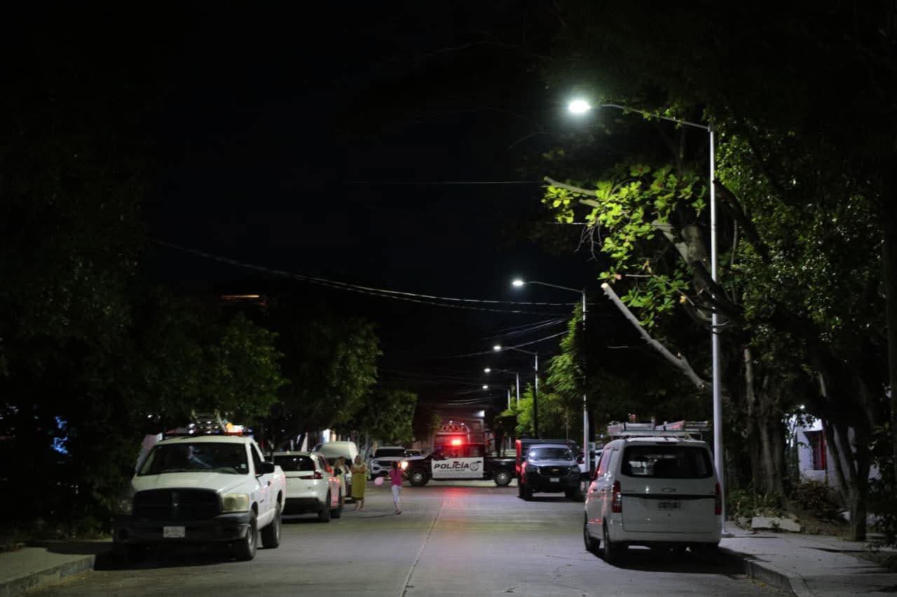 Angel Torres continúa con el programa de Mejoramiento del Alumbrado Público en Terán